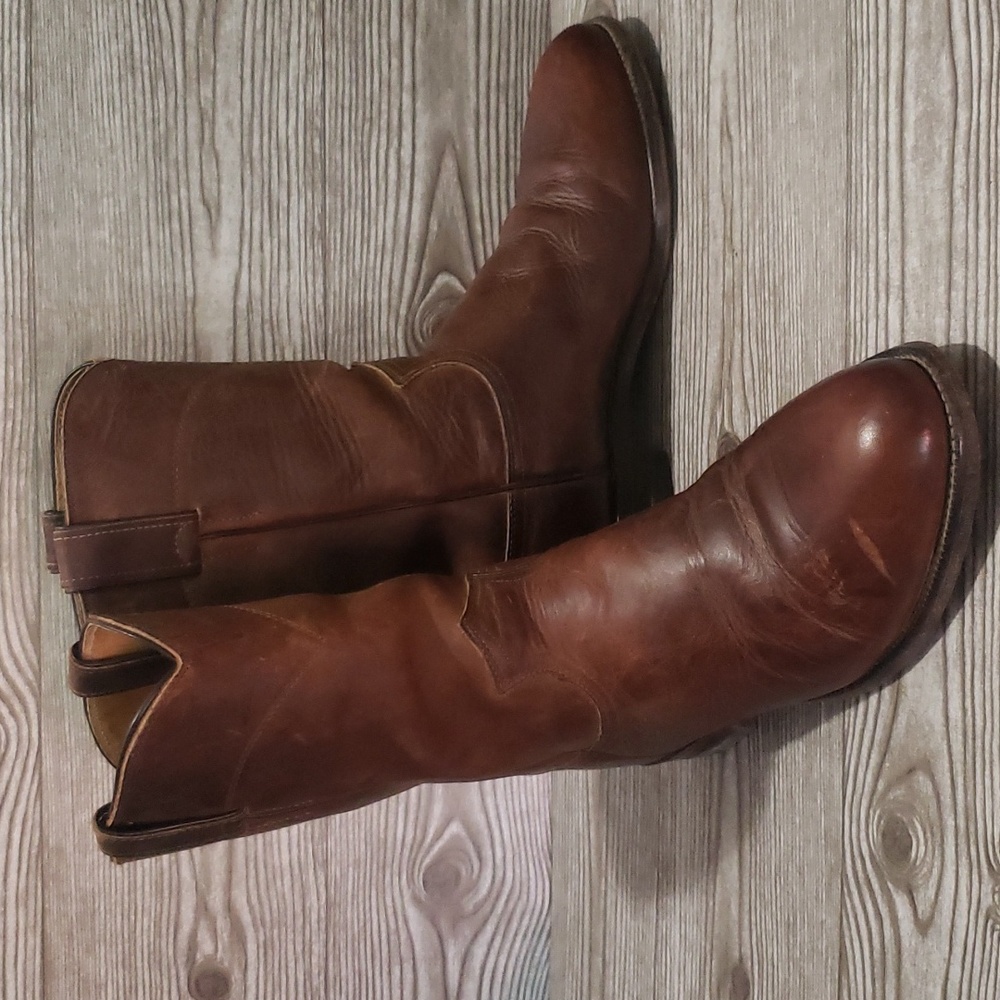 Justin Boots Brown Leather Men's Boots